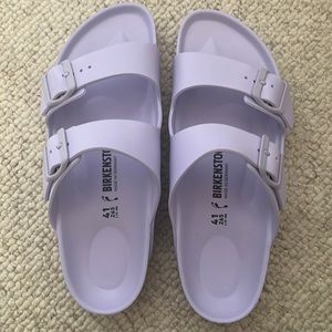 Purple Birkenstocks size 10